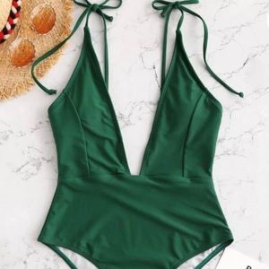 Zaful green one piece